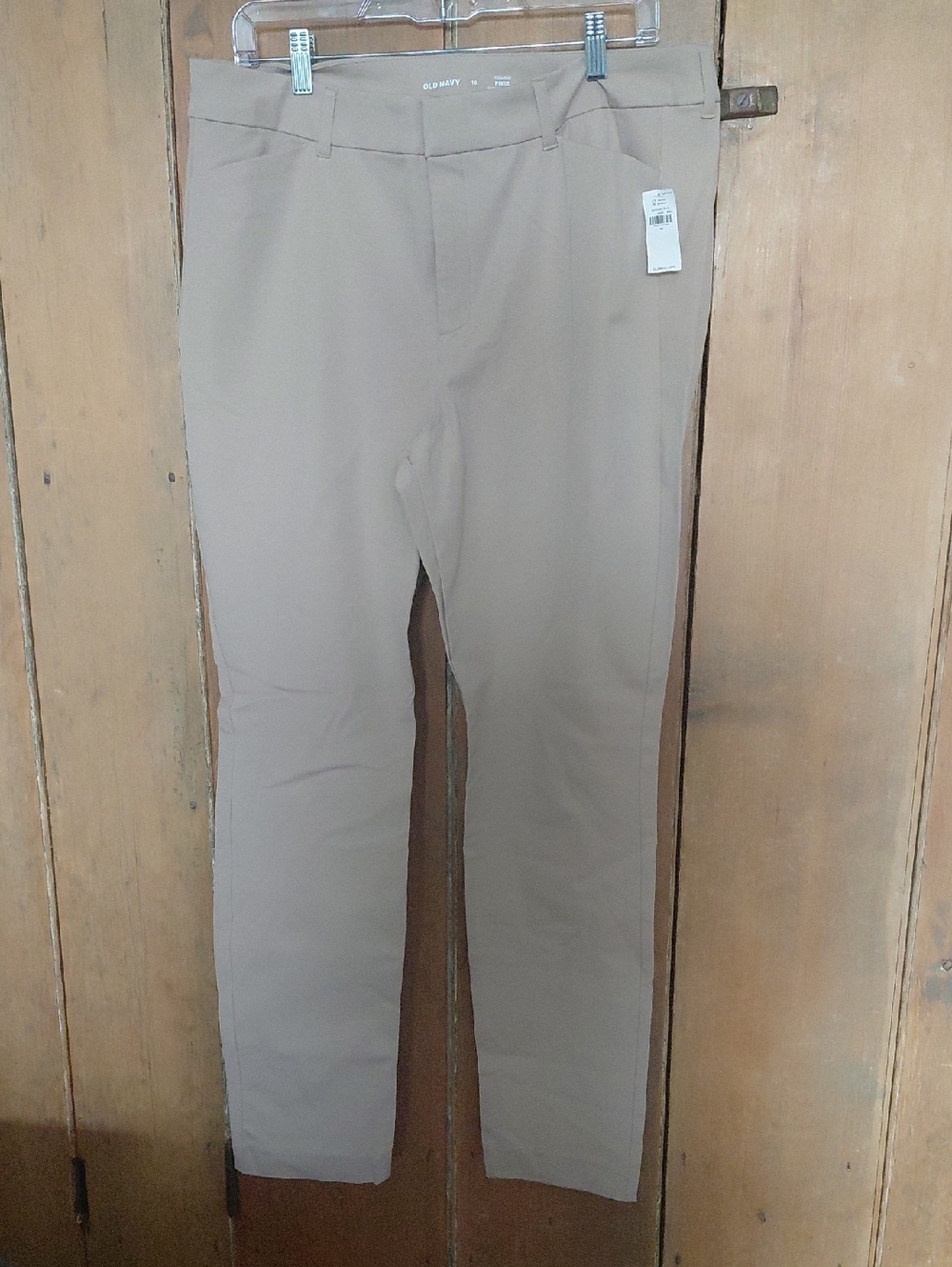 Old Navy Pixie High-Rise Pants in Tan Size 16 NWT